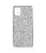 Zilver Glitter Hybrid Hoesje voor de Samsung Galaxy A51