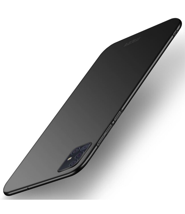 Mofi Zwart Mat Hardcase Hoesje voor de Samsung Galaxy A51