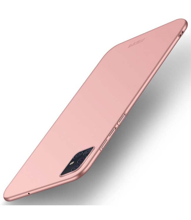 Mofi Rosegoud Mat Hardcase Hoesje voor de Samsung Galaxy A51