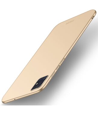 Goud Mat Hardcase Hoesje Samsung Galaxy A51