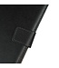 Zwart Genuine Leren Bookcase Hoesje voor de Samsung Galaxy A51