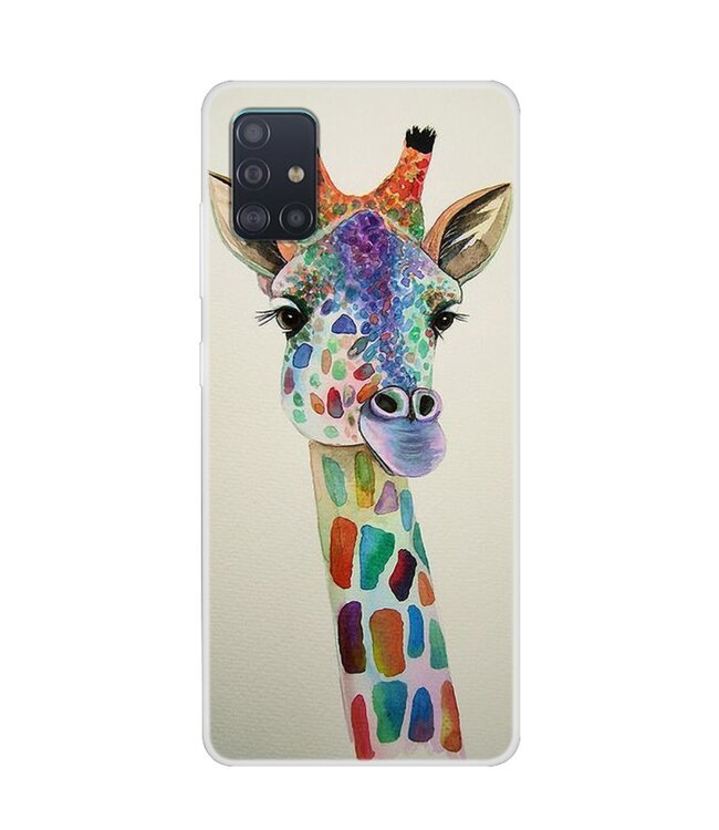 Giraffe TPU Hoesje voor de Samsung Galaxy A51