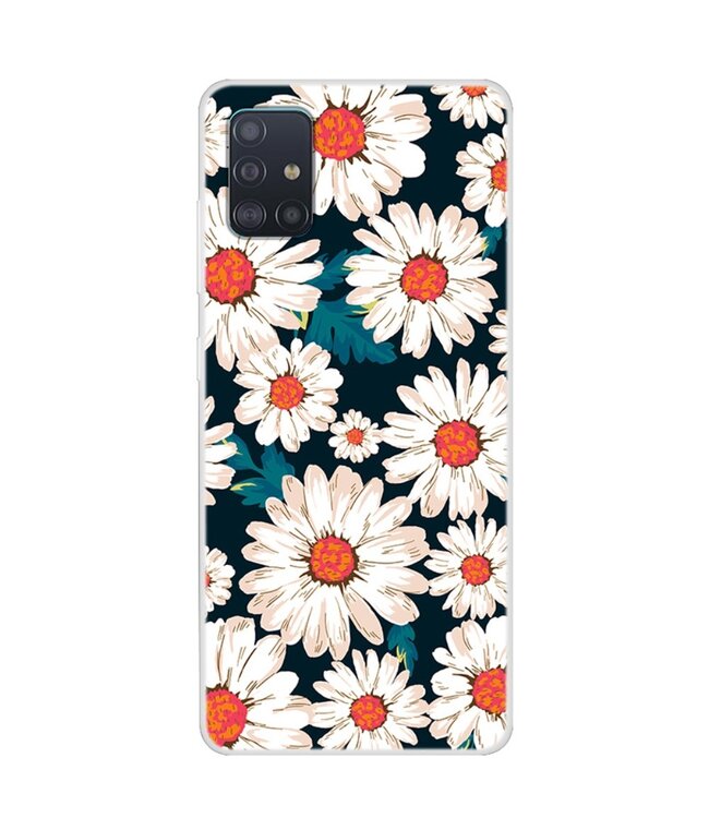 Bloemen TPU Hoesje voor de Samsung Galaxy A51