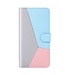 Grijs / Roze / Blauw Bookcase Hoesje voor de Samsung Galaxy A51