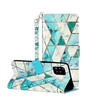 Keramiek Design Bookcase Hoesje Samsung Galaxy A51