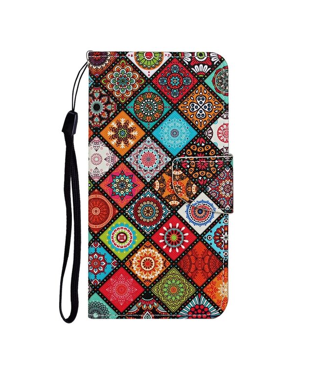 Mandala Patroon Bookcase Hoesje voor de Samsung Galaxy A51