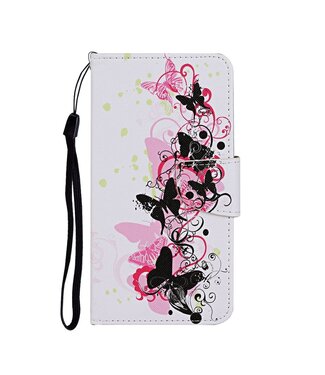 Butterflies Bookcase Hoesje Samsung Galaxy A51