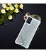 Zilver Glitter TPU Hoesje voor de Samsung Galaxy A51