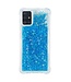 Blauw Glitter TPU Hoesje voor de Samsung Galaxy A51