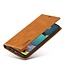 LC.IMEEKE Bruin Bookcase Hoesje voor de Samsung Galaxy A51