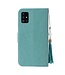 Turquoise Boom Bookcase Hoesje voor de Samsung Galaxy A51