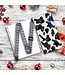 Zwart / Wit Vlekken Bookcase Hoesje voor de Samsung Galaxy A51