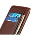 Bruin Split Leren Bookcase Hoesje voor de Samsung Galaxy A42