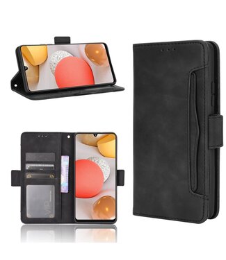 Zwart Wallet Bookcase Hoesje Samsung Galaxy A42