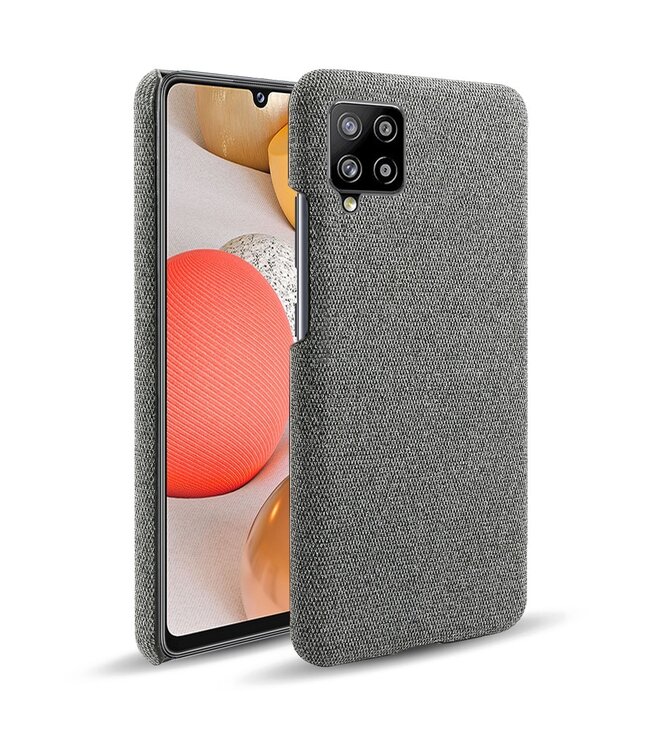 Grijs Hardcase Hoesje voor de Samsung Galaxy A42