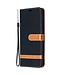 Zwart Jeans Bookcase Hoesje voor de Samsung Galaxy A42