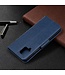 Donkerblauw Vlinders Bookcase Hoesje voor de Samsung Galaxy A42