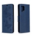 Donkerblauw Vlinders Bookcase Hoesje voor de Samsung Galaxy A42