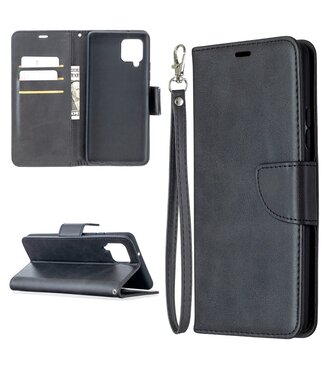 Zwart Wallet Bookcase Hoesje Samsung Galaxy A42