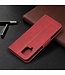 Rood Wallet Bookcase Hoesje voor de Samsung Galaxy A42