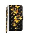 Gold Butterflies Bookcase Hoesje voor de Samsung Galaxy A42