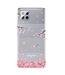Roze Bloemen TPU Hoesje voor de Samsung Galaxy A42