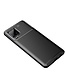 Zwart Carbon TPU Hoesje voor de Samsung Galaxy A42