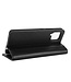 Zwart Split Leren Bookcase Hoesje voor de Samsung Galaxy A42