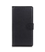 Zwart Litchee Bookcase Hoesje voor de Samsung Galaxy A42