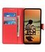 Rood Litchee Bookcase Hoesje voor de Samsung Galaxy A42