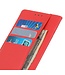 Rood Litchee Bookcase Hoesje voor de Samsung Galaxy A42