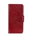 Rood Wallet Bookcase Hoesje voor de Samsung Galaxy A41