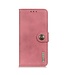 Khazneh Roze Wallet Bookcase Hoesje voor de Samsung Galaxy A41