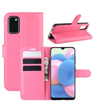 Roze Litchee Bookcase Hoesje Samsung Galaxy A41