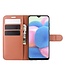 Bruin Litchee Bookcase Hoesje voor de Samsung Galaxy A41