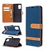 Blauw Jeans Bookcase Hoesje voor de Samsung Galaxy A41