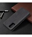Zwart Geometrisch Patroon Bookcase Hoesje voor de Samsung Galaxy A41