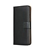 Zwart Genuine Lederen Bookcase Hoesje voor de Samsung Galaxy A41