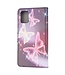 Glowing Butterflies Bookcase Hoesje voor de Samsung Galaxy A41