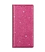 Roze Glitter Bookcase Hoesje voor de Samsung Galaxy A41