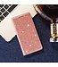 Rosegoud Glitter Bookcase Hoesje voor de Samsung Galaxy A41