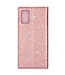 Rosegoud Glitter Bookcase Hoesje voor de Samsung Galaxy A41