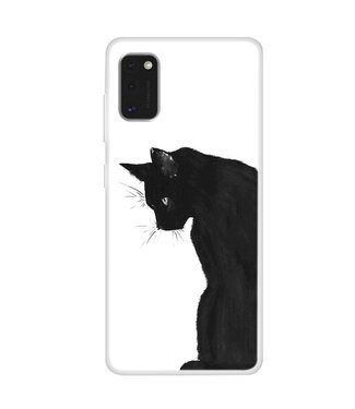 Kat TPU Hoesje Samsung Galaxy A41