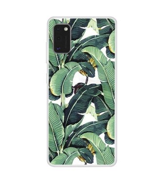 Banana Leaves TPU Hoesje Samsung Galaxy A41