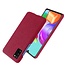 KSQ Rood Stoffen Hardcase Hoesje voor de Samsung Galaxy A41