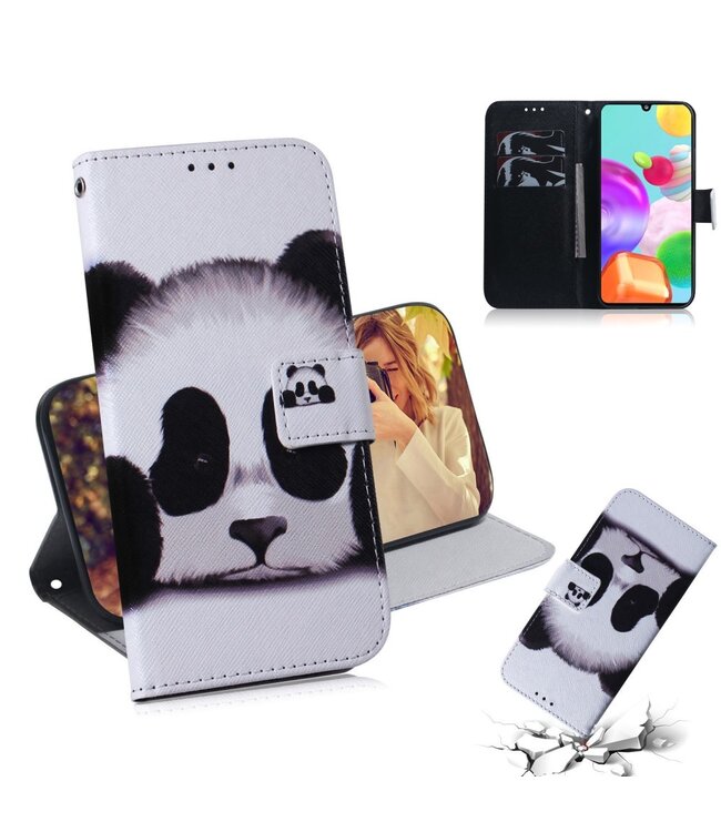 Panda Bookcase Hoesje voor de Samsung Galaxy A41