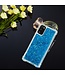 Blauw Glitter TPU Hoesje voor de Samsung Galaxy A41