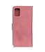 Khazneh Roze Wallet Bookcase Hoesje voor de Samsung Galaxy A31