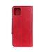 Rood Wallet Bookcase Hoesje voor de Samsung Galaxy A31
