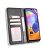 Zwart Pasjeshouder Bookcase Hoesje voor de Samsung Galaxy A31